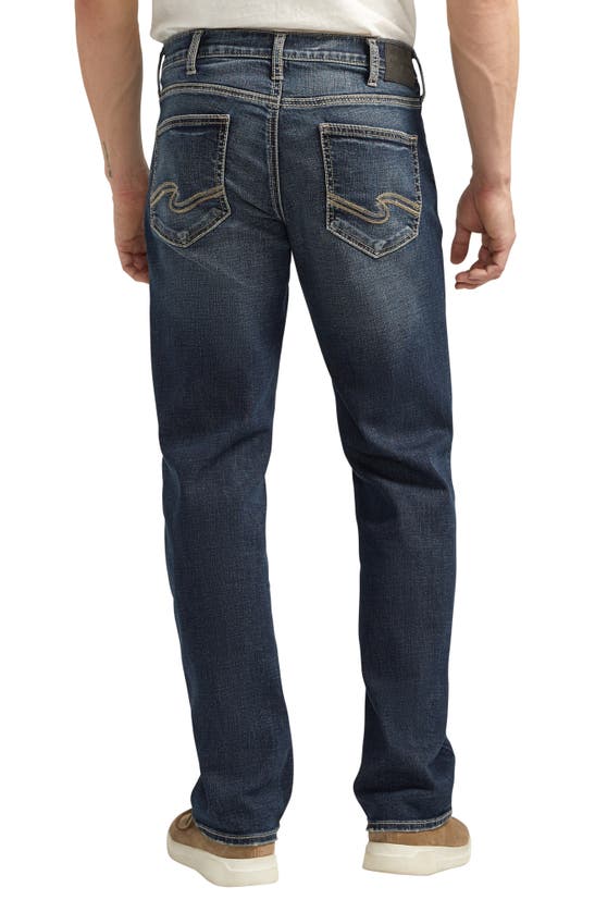Shop Silver Jeans Co. Grayson Classic Straight Leg Jeans In Indigo
