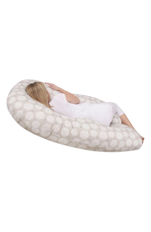 Shop Leachco Back 'n Belly® Chic Contoured Pregnancy Support Pillow In Dandelion/taupe