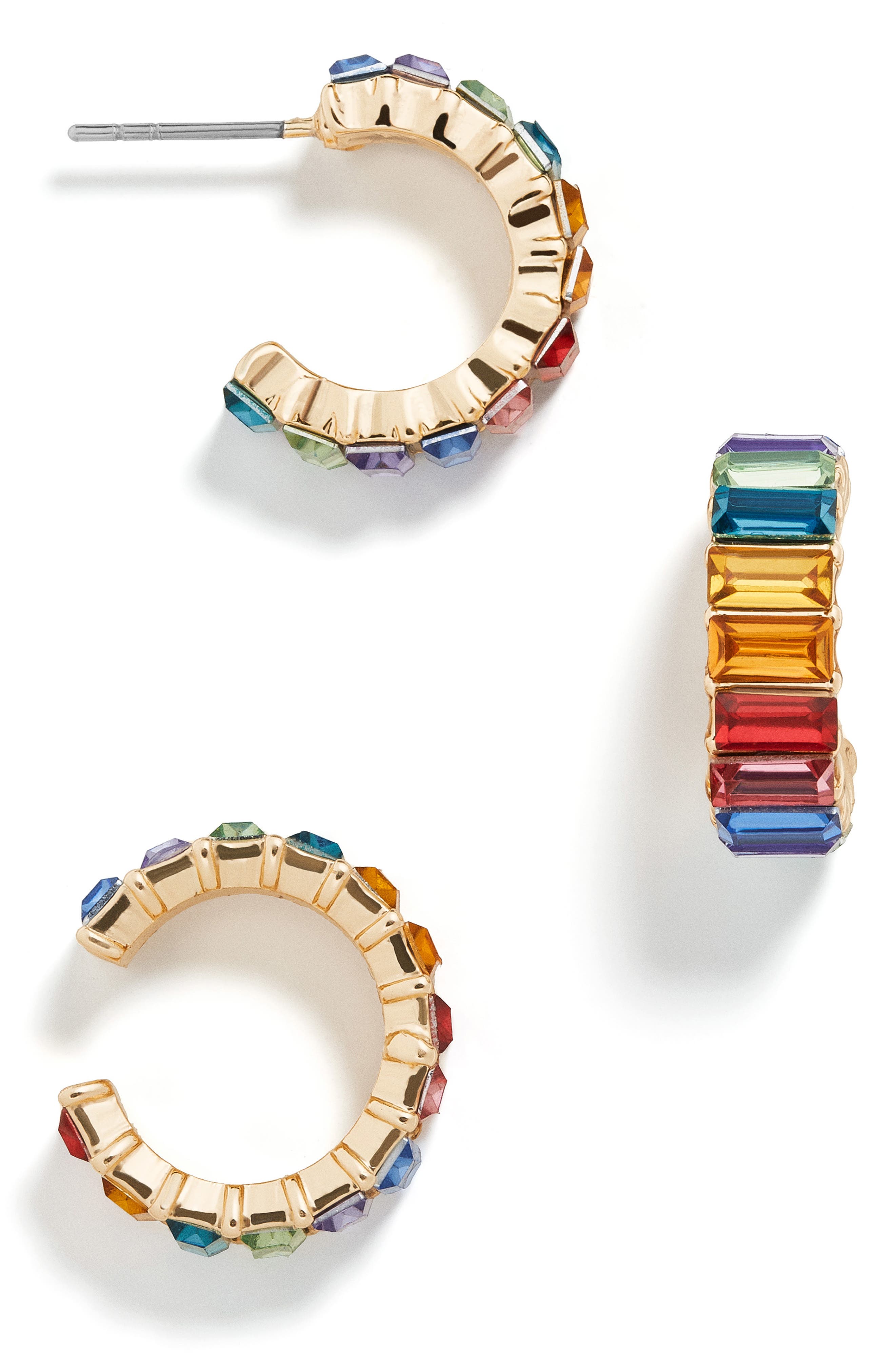 BaubleBar Alidia Ear Cuff & Hoop Earring Set Nordstrom