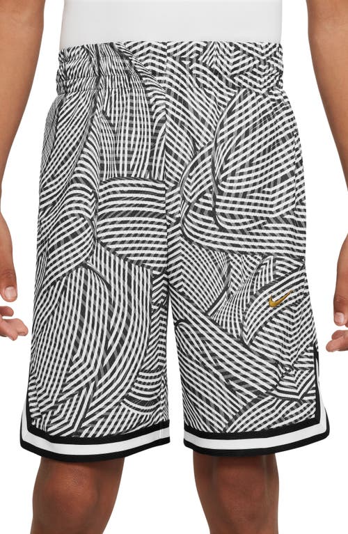 Nike Kids' Dri-FIT DNA Athletic Shorts in Black/Bronzine