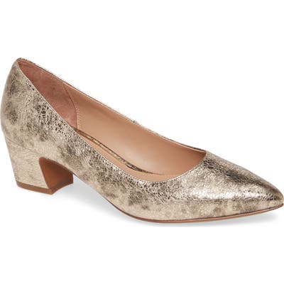Linea Paolo Bardot Pump, Metallic