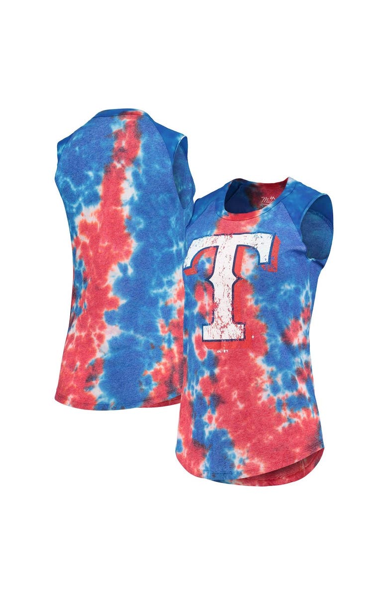 Majestic Threads Women's Majestic Threads Red/Blue Texas Rangers 