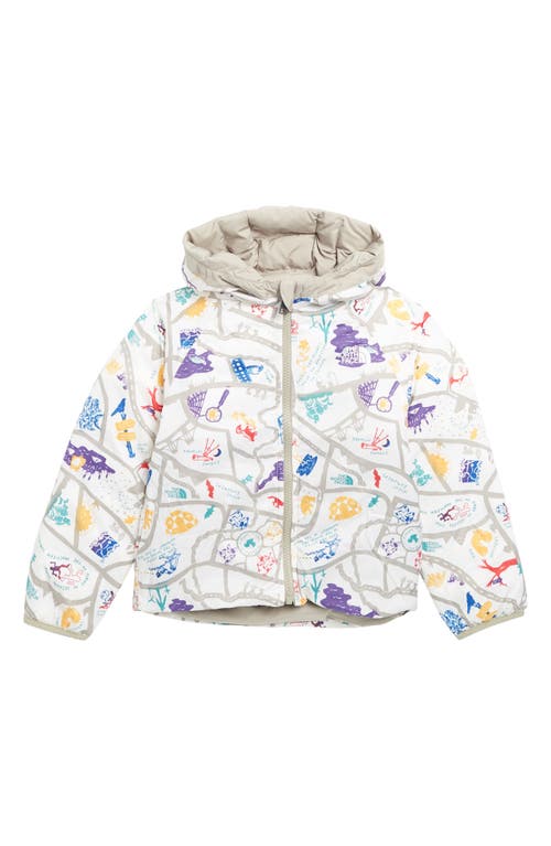 Shop The North Face Kids' Perrito Reversible Water Repellent Jacket In Clay Grey