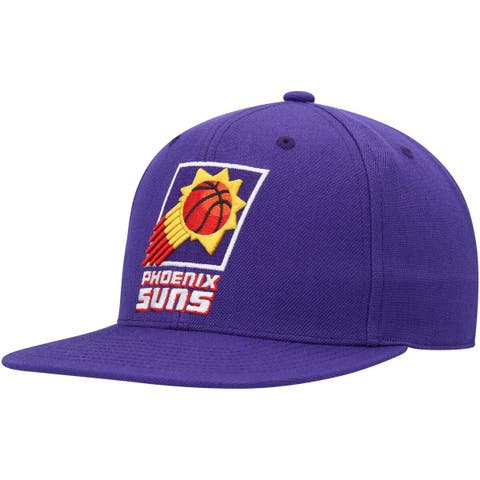 Men's New Era White/Purple Phoenix Suns Back Half 9TWENTY Adjustable Hat