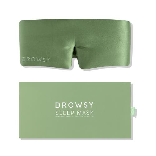 Drowsy Sleep Co . Silk Sleep Mask In Pistachio
