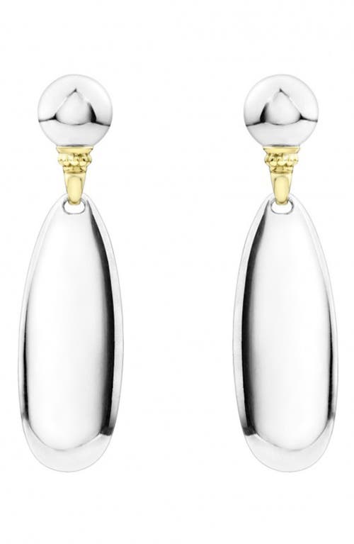 Shop Lagos Beloved Drop Earrings In Silver/gold