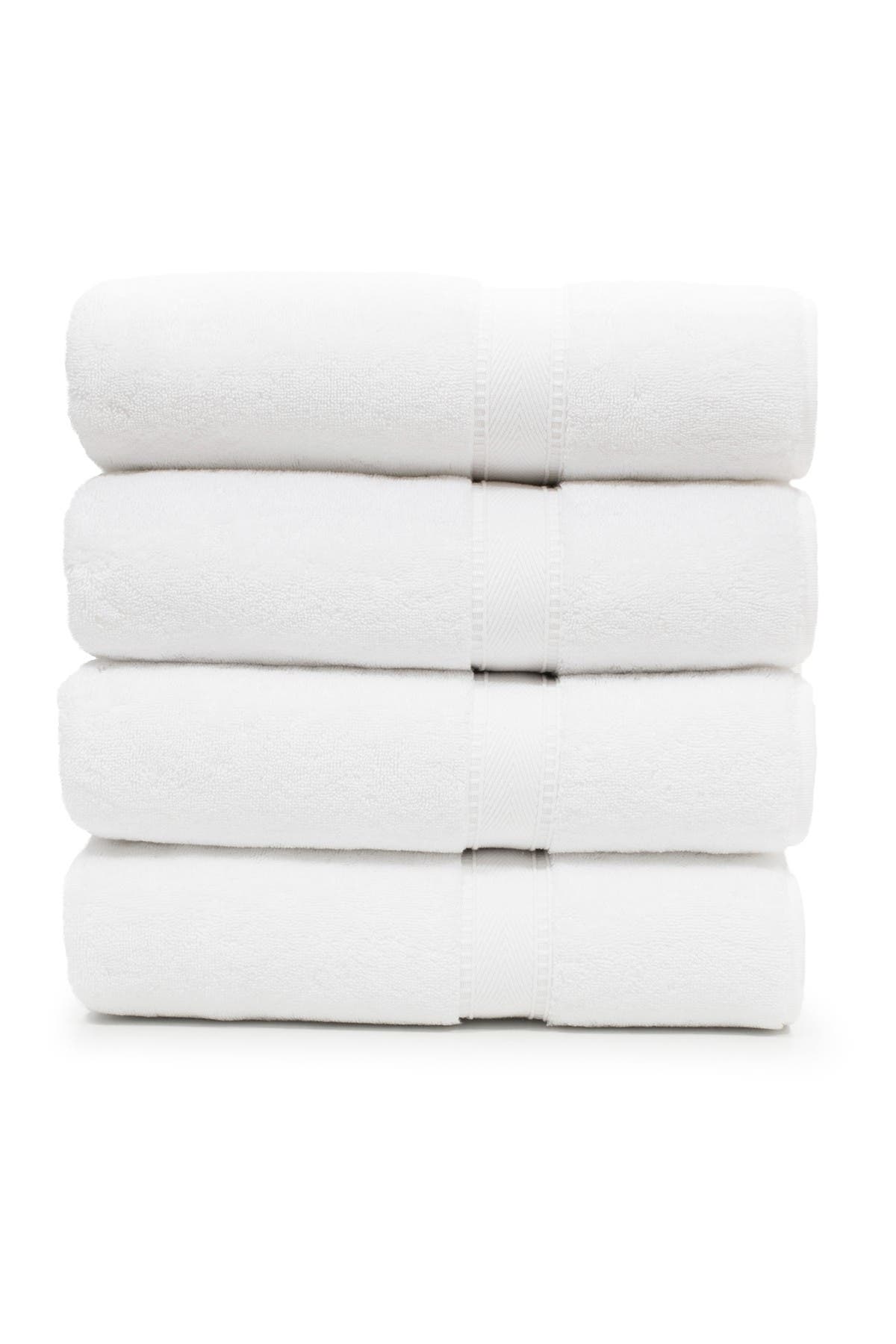 LINUM HOME Sinemis Terry 4Piece Bath Towel Set White Nordstrom Rack