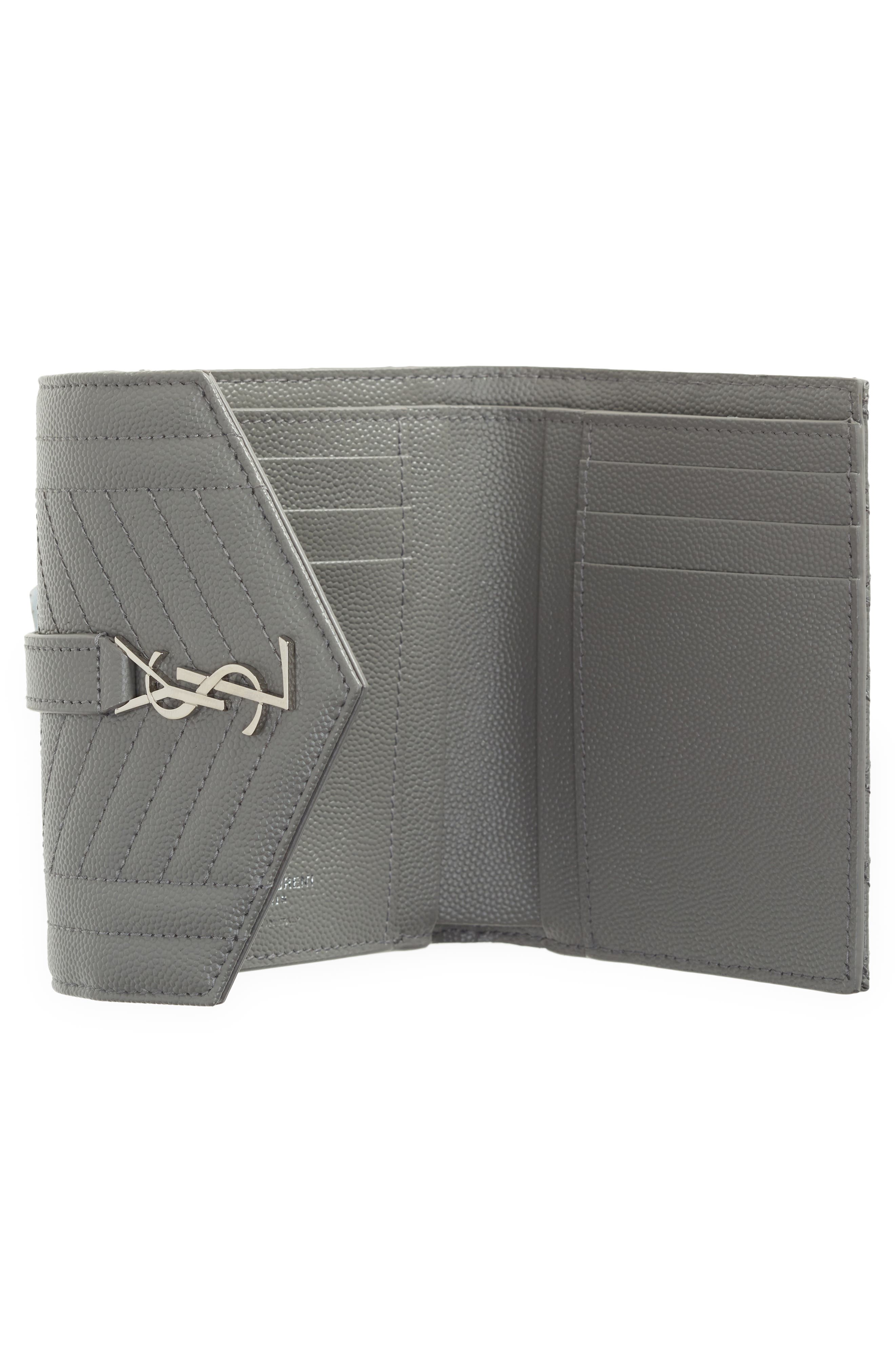 ysl monogram trifold wallet