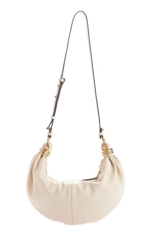 Shop Chloé Small Bracelet Hobo Bag In Beige