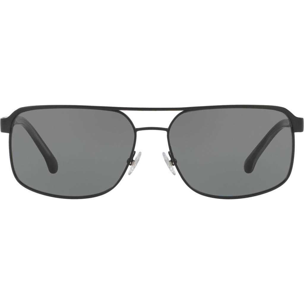 Brooks Brothers 59mm Pilot Sunglasses In Black