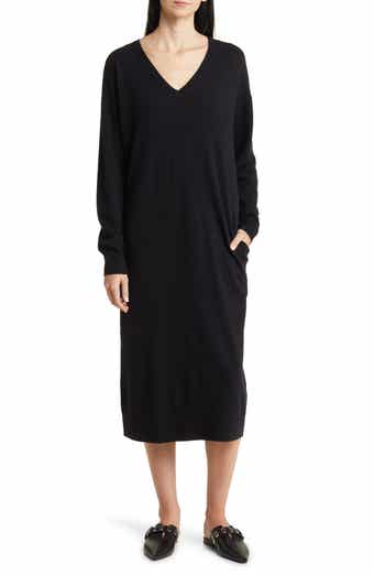Nordstrom long black sales dress