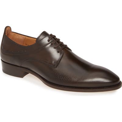 Mezlan Archway Plain Toe Derby, Brown