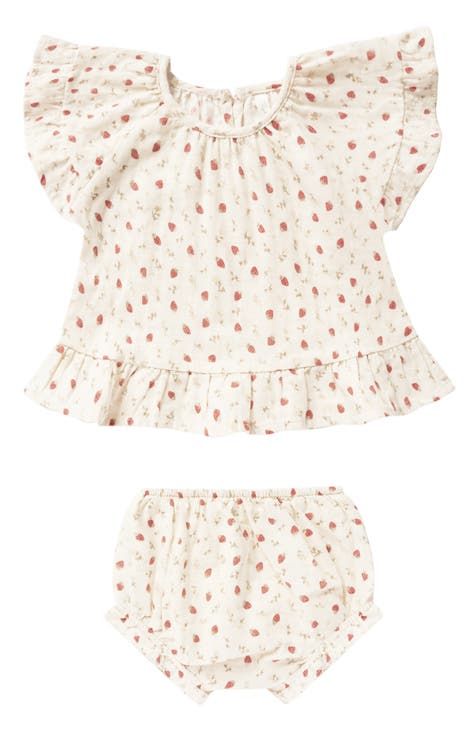 Butterfly Cotton Top & Bloomers (Baby)