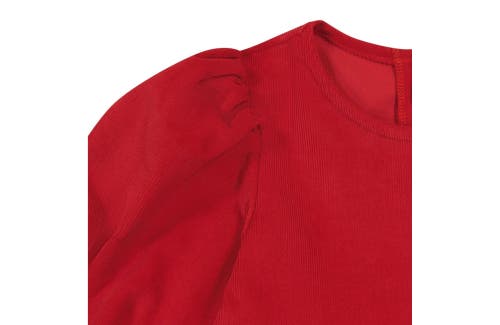 Shop Busy Bees Nellie Girls Dress Red Corduroy