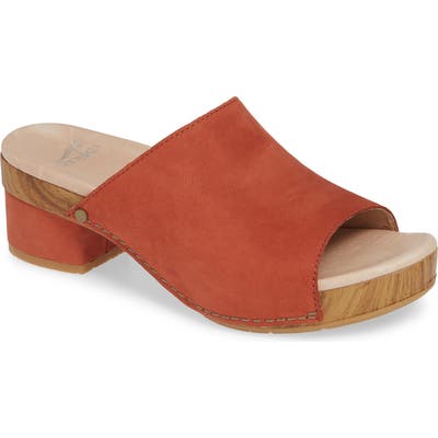 Dansko Maci Mule Sandal - Orange