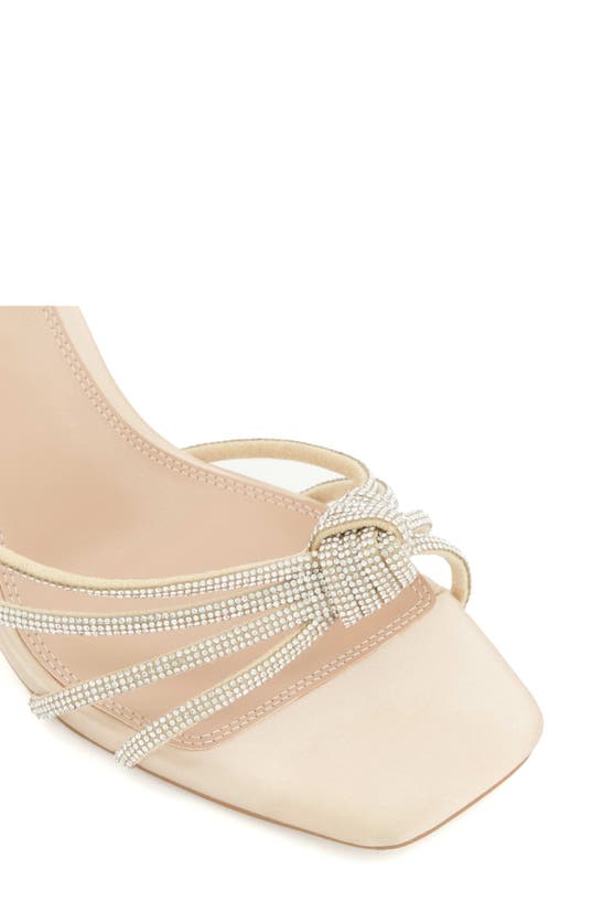 Shop Dune London Metas Crystal Slingback Sandal In Mink