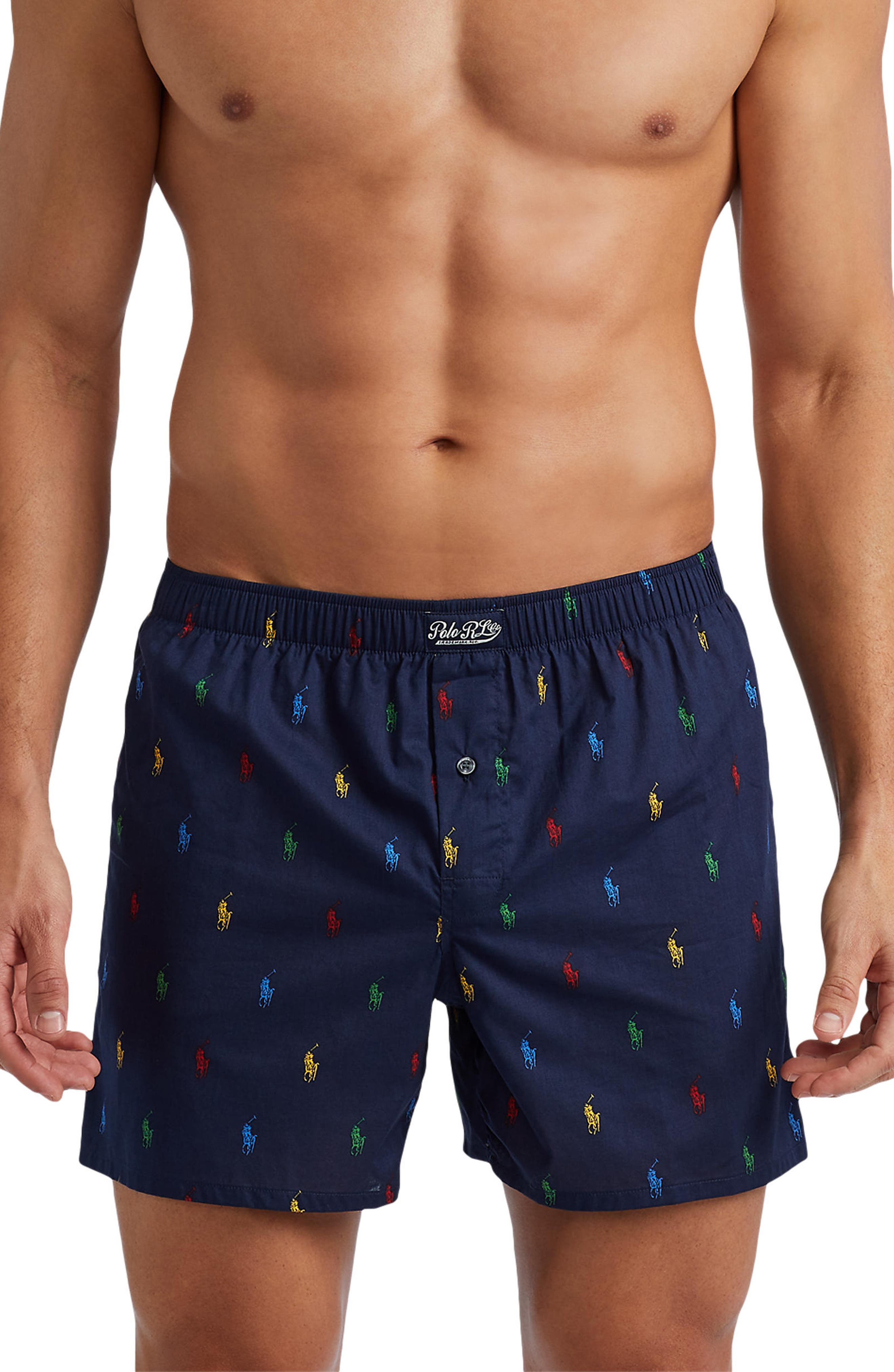 polo ralph lauren woven cotton boxers