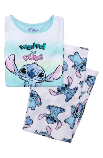 Ame Kids' Stitch 2-piece Pajama Set In Blue