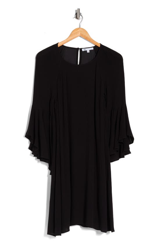 Shop Dr2 By Daniel Rainn Boho Bell Sleeve Flare Dress In Black