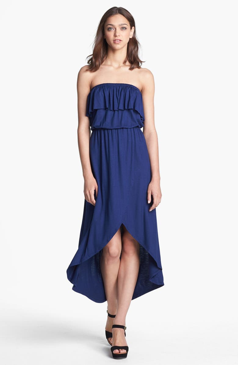 Sweet Pea by Stacy Frati Ruffled Tube Maxi Dress | Nordstrom
