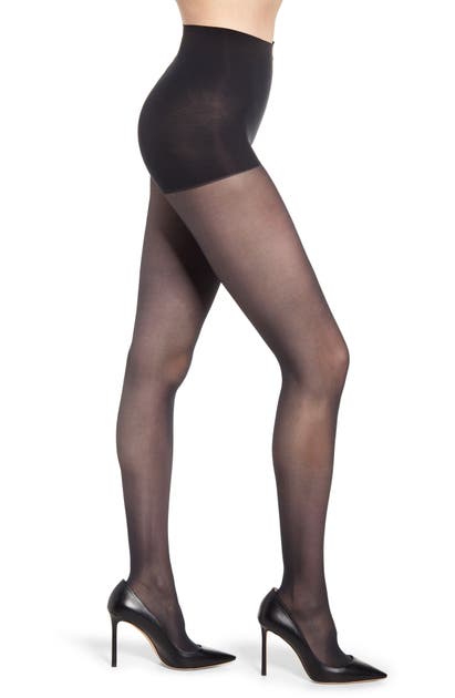 Dkny Light Opaque Control Top Tights In Navy Ii