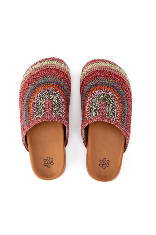 The Sak Bolinas Clog In Sunset Stripe