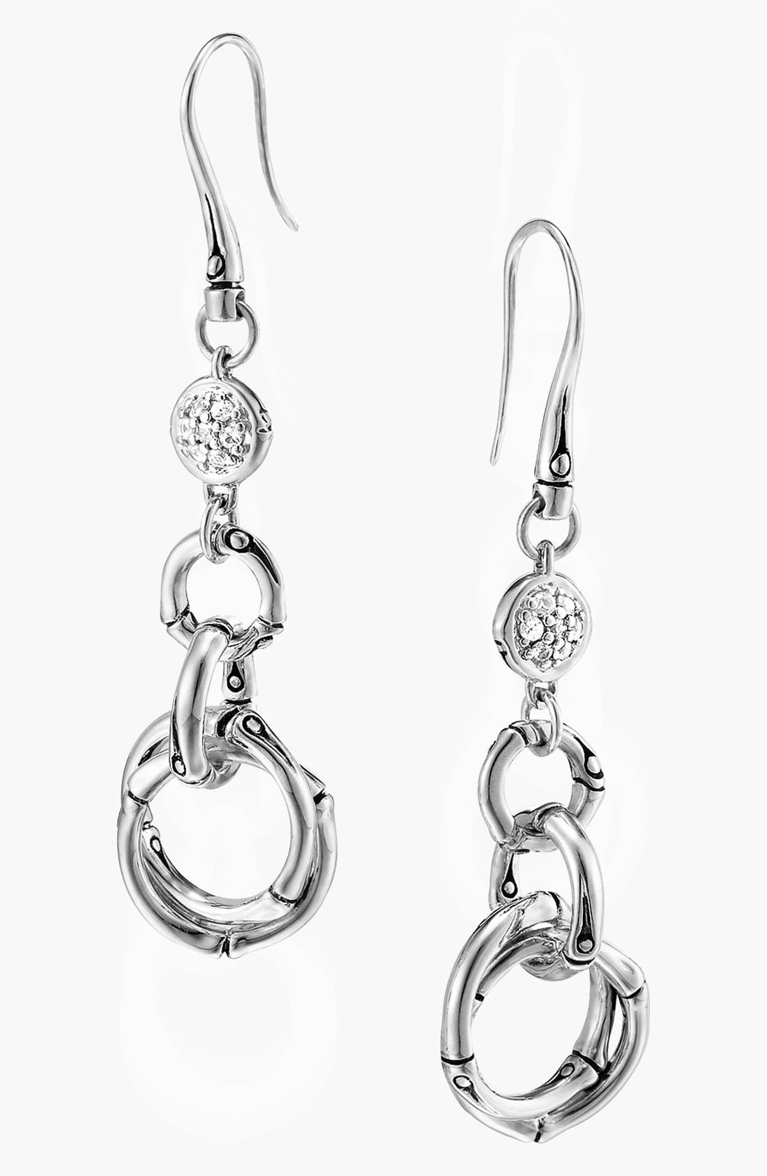 John Hardy 'Bamboo Lava' Linear Earrings Nordstrom