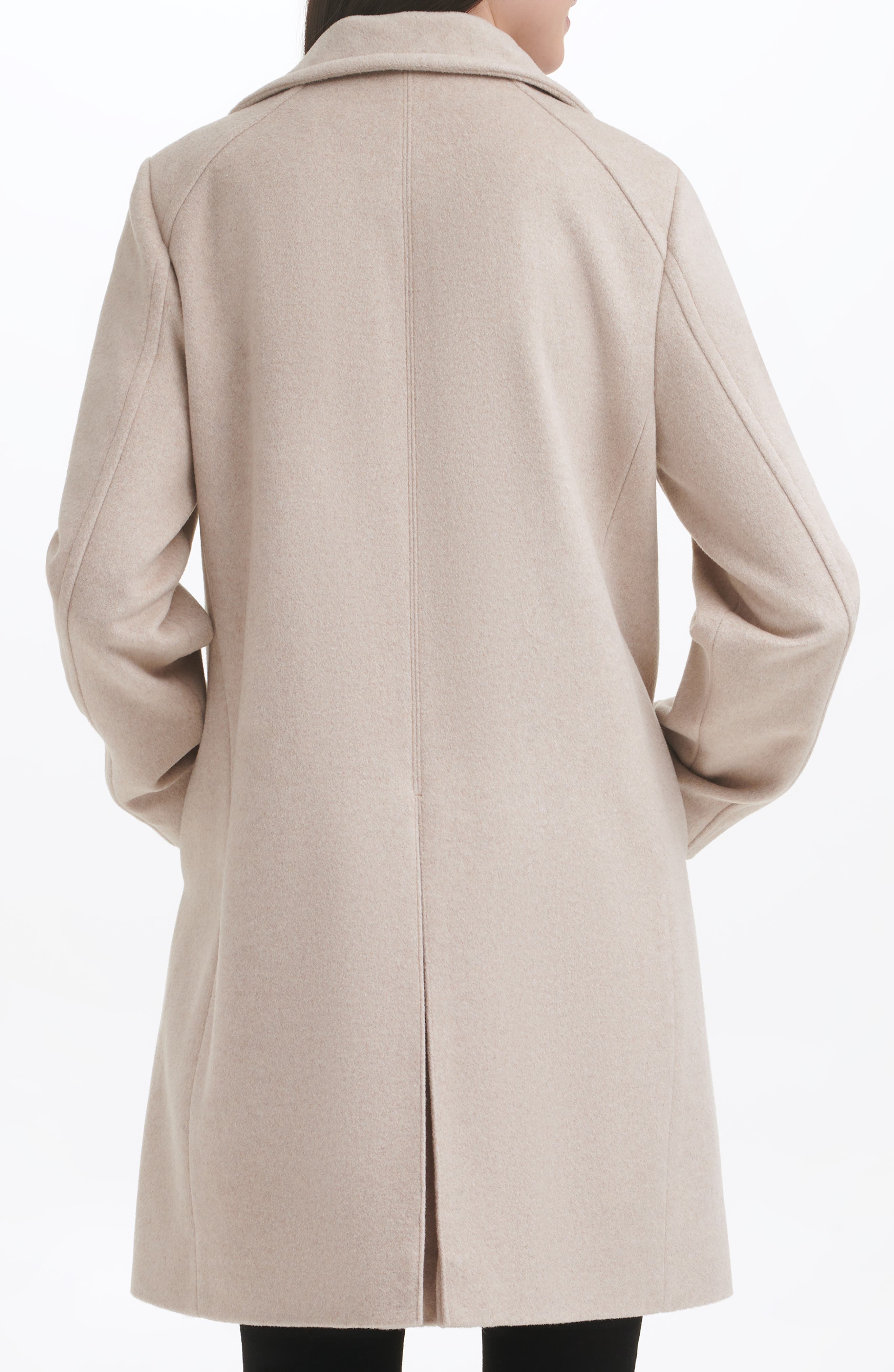 stand collar overcoat