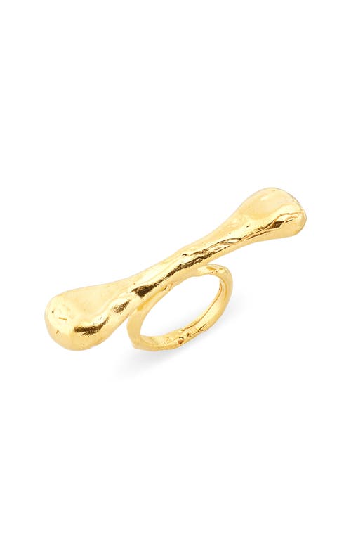 Shop Alighieri The Bones Of Rebirth Ring In Gold