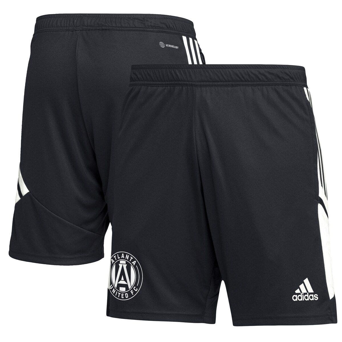 Men's adidas Black/White Atlanta United FC Soccer Training AEROREADY Shorts