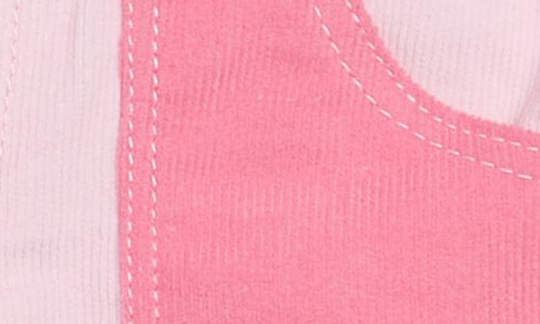 Shop Joe's Kids' Avril Colorblock Cotton Corduroy Shorts In Hot Pink