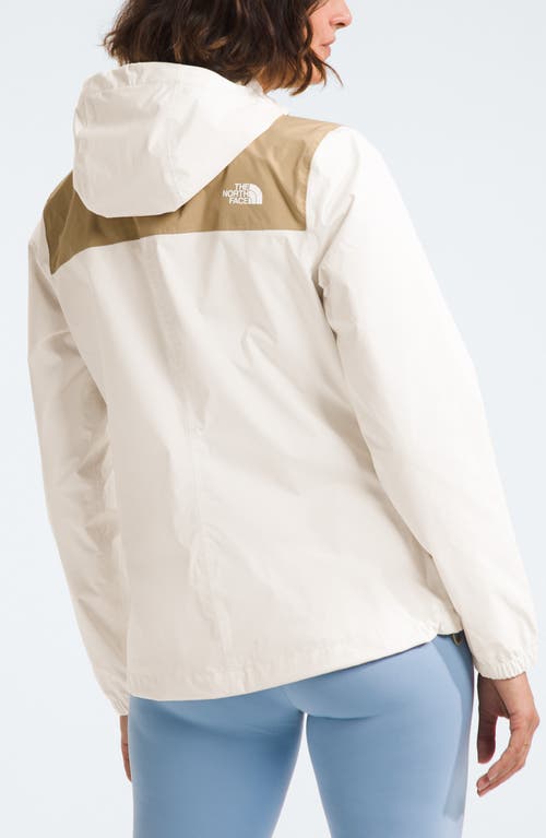 Shop The North Face Antora Jacket In White Dune/khaki Stone