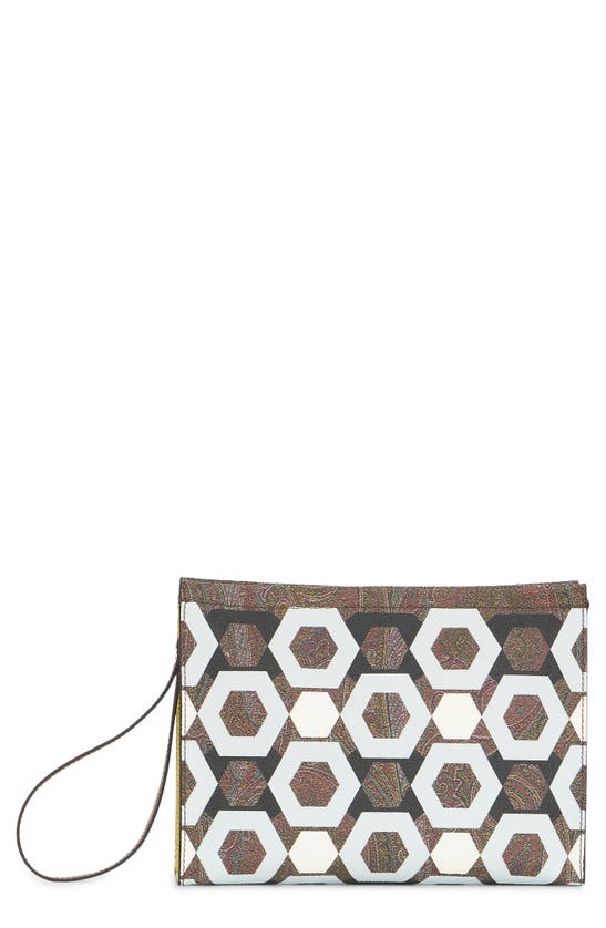 Bag Etro Silver in Polyester - 30469444