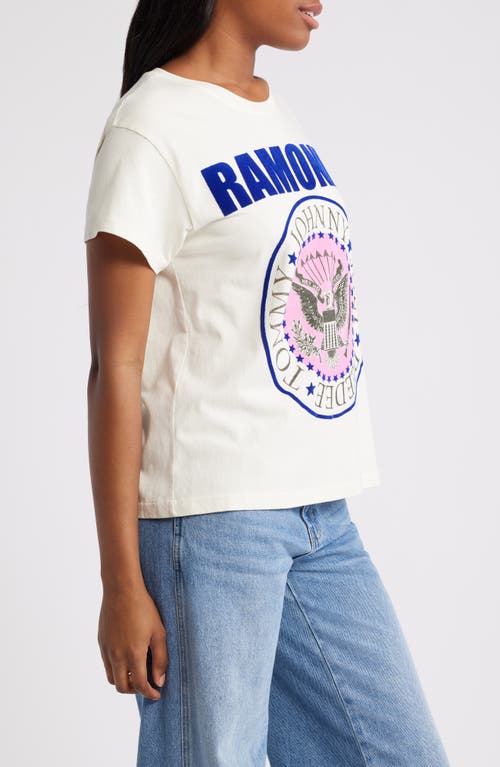 DAYDREAMER DAYDREAMER RAMONES COTTON GRAPHIC T-SHIRT 