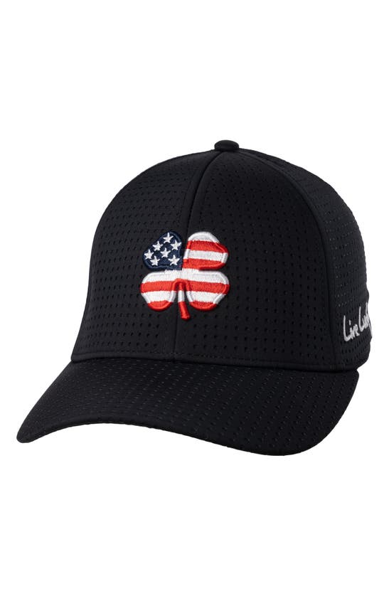 Shop Black Clover Usa Perforated Trucker Snapback Hat