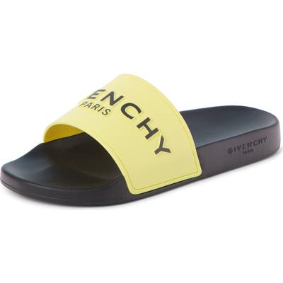 Givenchy Logo Slide, Yellow