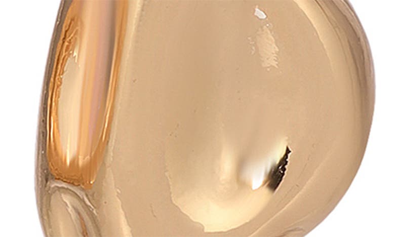 Shop Ettika Cultured Freshwater Pearl Molten Drop Earrings In Gold