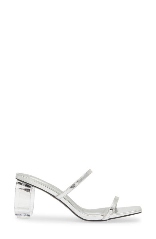 Shop Azalea Wang Gemelli Sandal In Silver