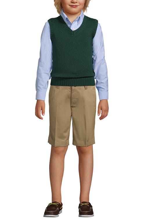 LANDS' END LANDS' END SCHOOL UNIFORM KIDS COTTON MODAL SWEATER VEST