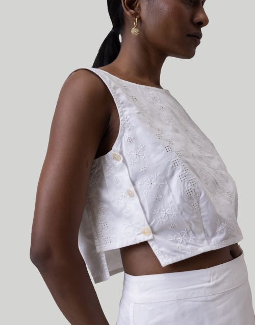 Reistor Breezy Summer Set In White In Coconut White