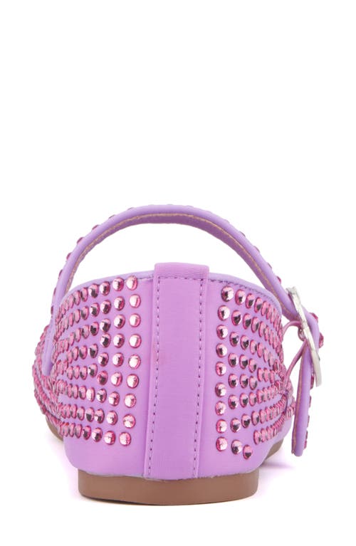 Olivia Miller Dawn Studded Mary Jane Flat In Lavender