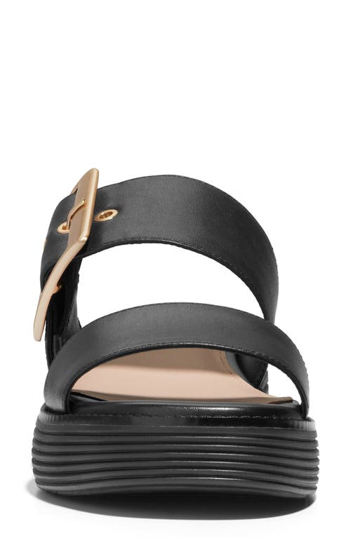 Shop Cole Haan Original Grand Platform Sandal In Black/black