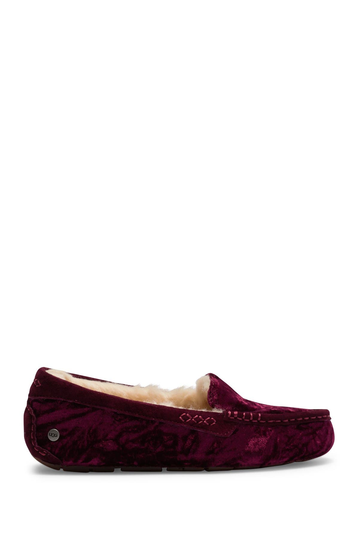 ansley crushed velvet moccasin slipper