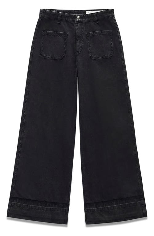 Shop Rag & Bone Marina High Waist Wide Leg Jeans In Anglique