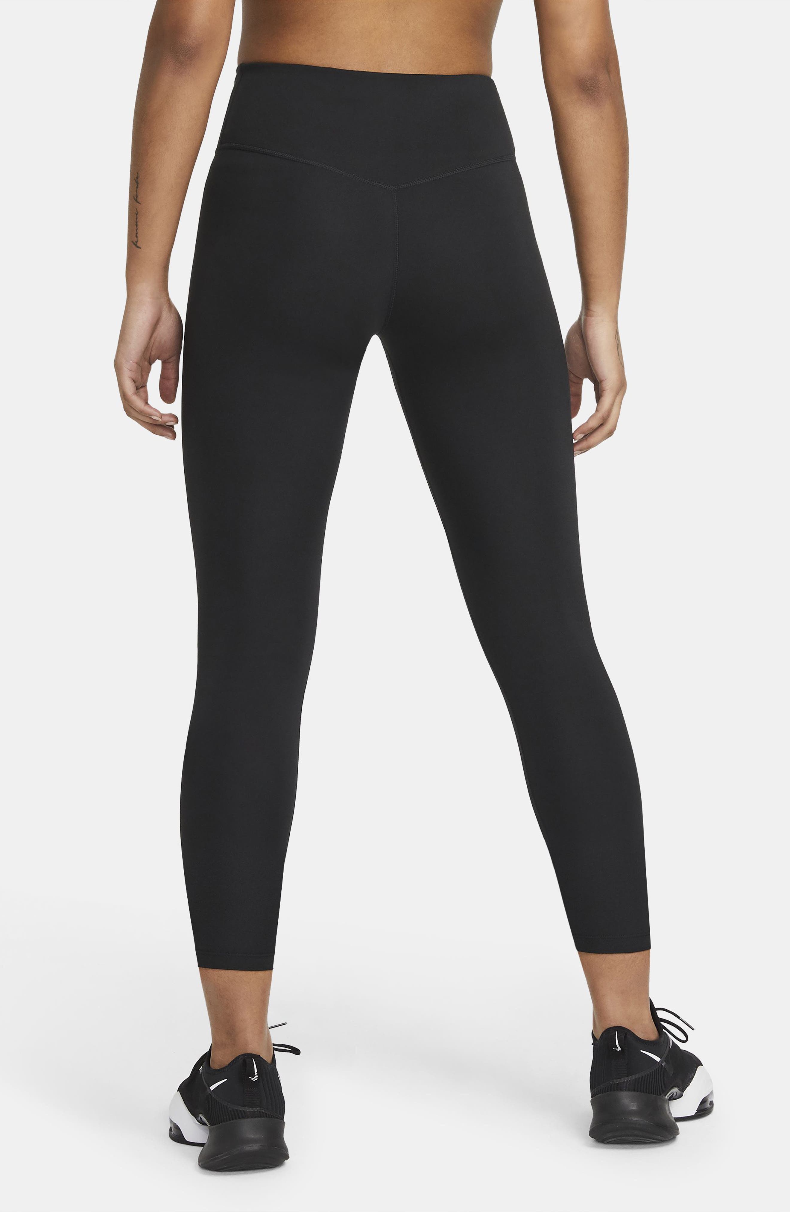 nike training one tight capri legging in black