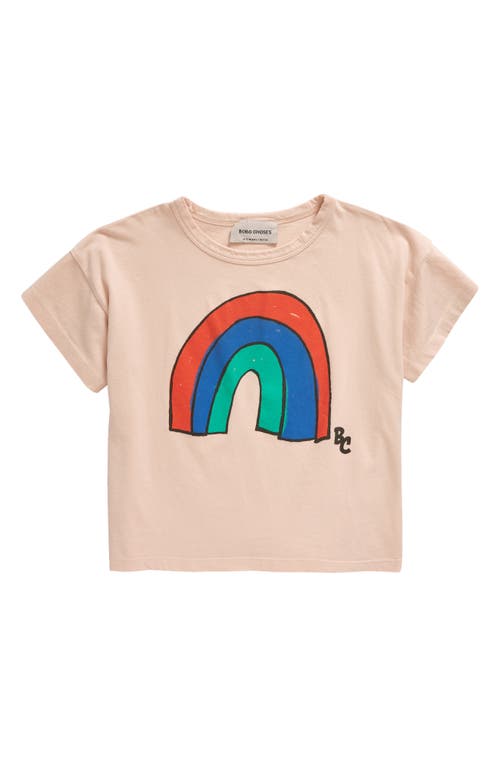 Bobo Choses Kids' Rainbow Cotton Graphic T-Shirt Light Pink at Nordstrom, Y
