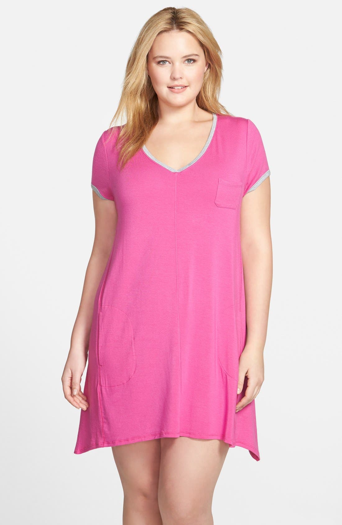 DKNY 'Urban Essentials' Sleep Shirt (Plus Size) Nordstrom