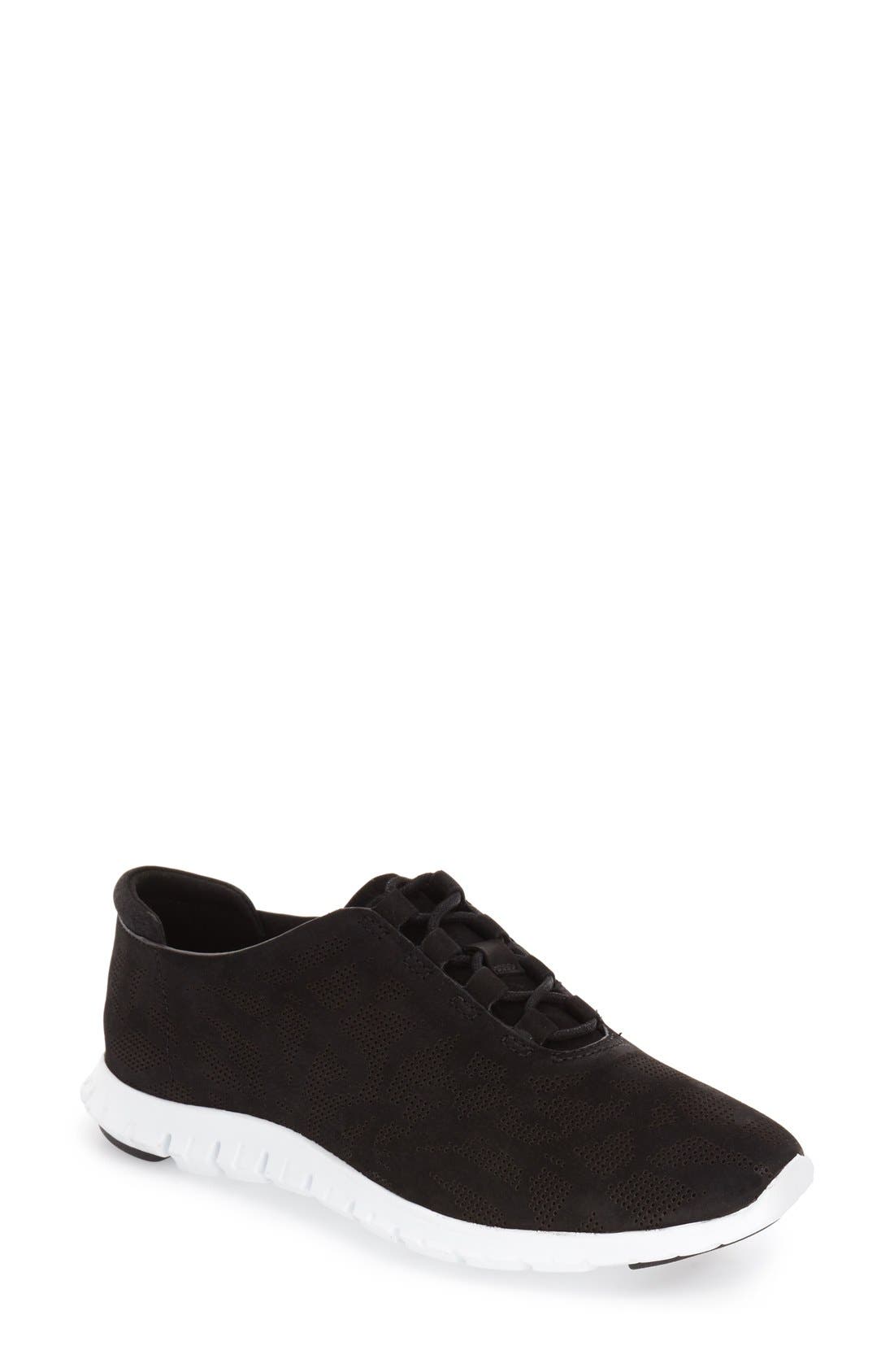 cole haan zerogrand perforated trainer