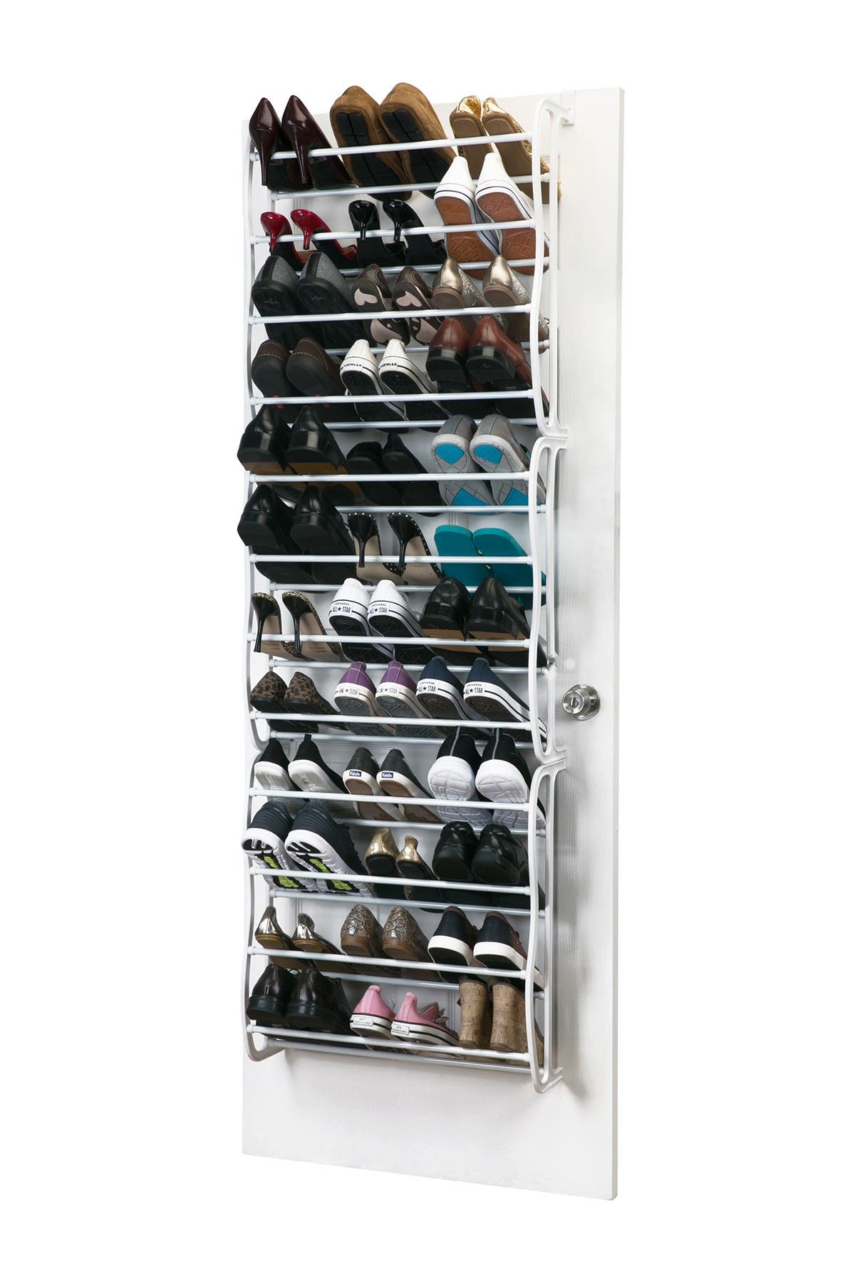 over the door shoe rack on Kennedy International Inc Simplify 36 Pair Adjustable Over The Door Shoe Rack Nordstrom Rack