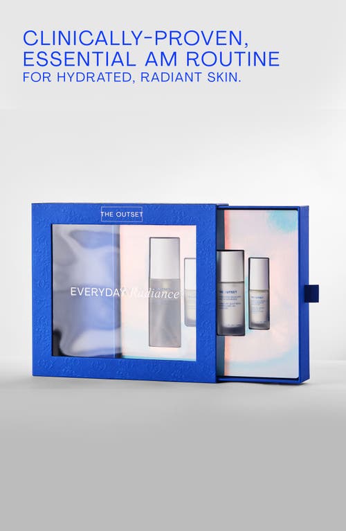 Shop The Outset Everyday Radiance Gift Set (limited Edition) $165 Value In Blue